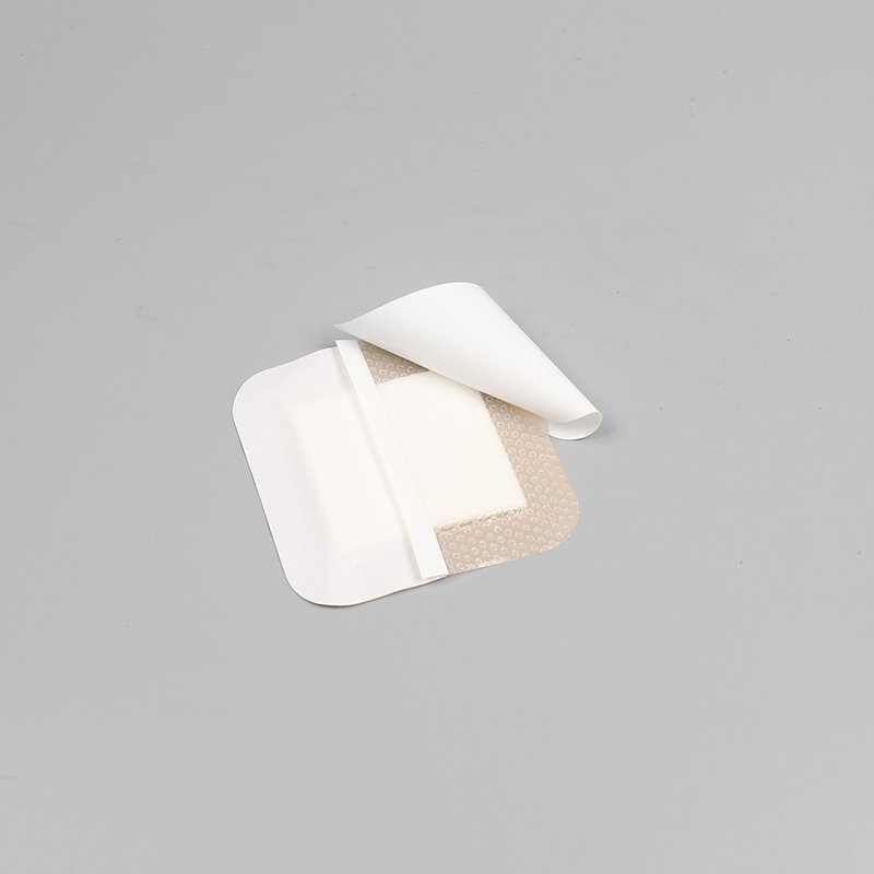 Medical Sterile Surgical Wound Care Silicone Bordered Foam Dressing 15cm X 15cm