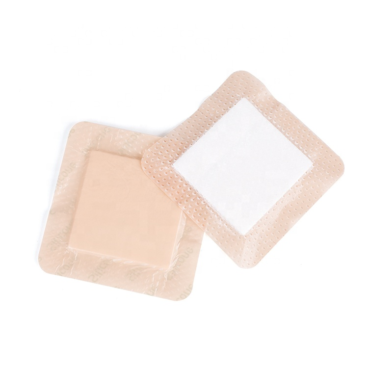 Waterproof Breathable PU Film Wound Dressing Foam Dressing