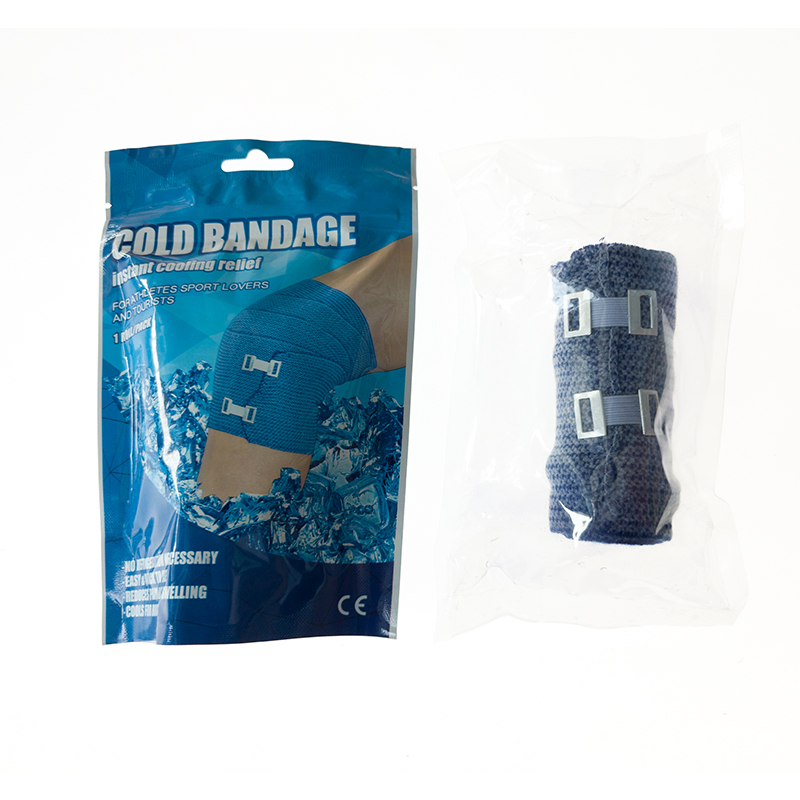 First Aid Pain Relief Ice Cooling and Compression Elasticated Cold Cool Bandage