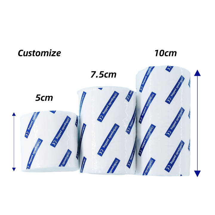 CE-Certified 100% Cotton Medical Orthopedic Bandage for Pop Casts