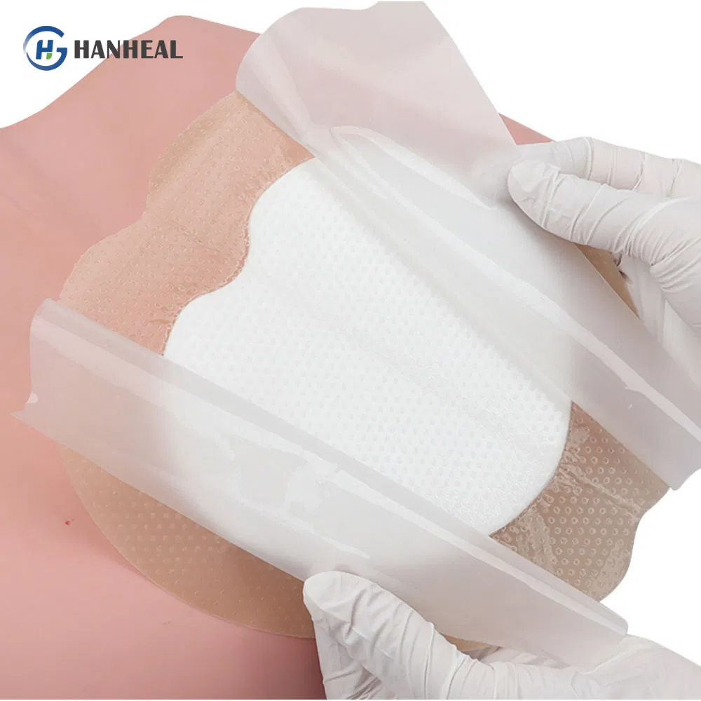 Waterproof Foam Dressing -Custom Heart-Shaped Flexible &amp; Skin-Friendly Wound Care