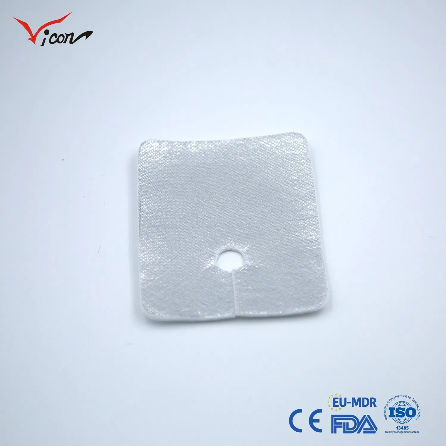 China OEM ODM ISO Approved Adhesive Wound Transparent Film Antibacterial Aluminized Tracheostomy Dressing