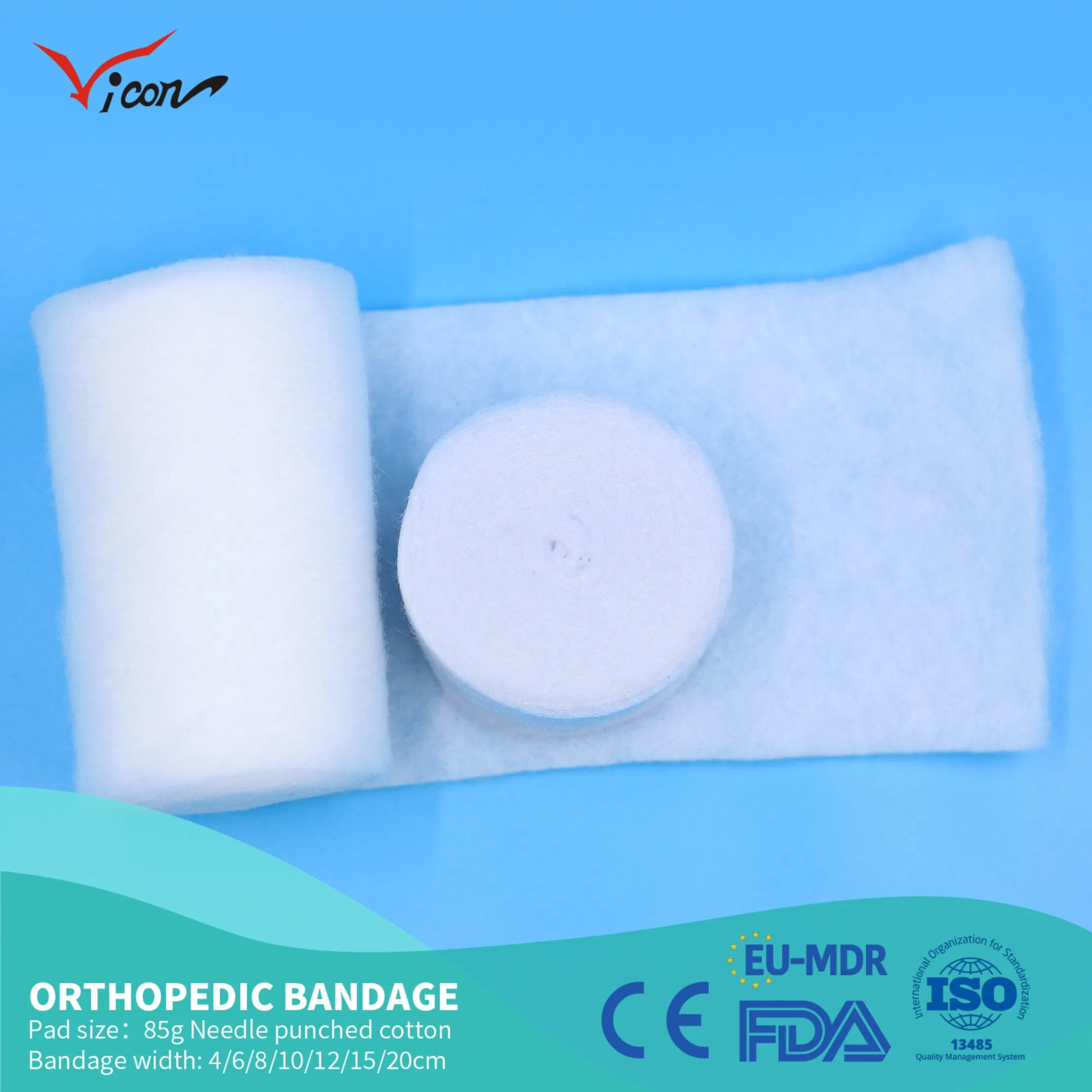 Factory Price Paris Pop Cotton Orthopedic Casting Tape Orthopaedic Padding Bandage with ISO13485