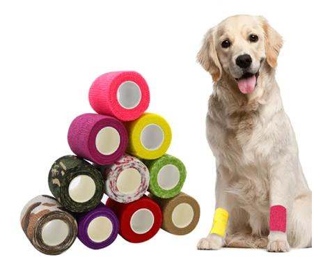 Nonwoven Animal Wrap Self-Adhesive Wrap Elastic Cohesive Bandage Pet Bandages