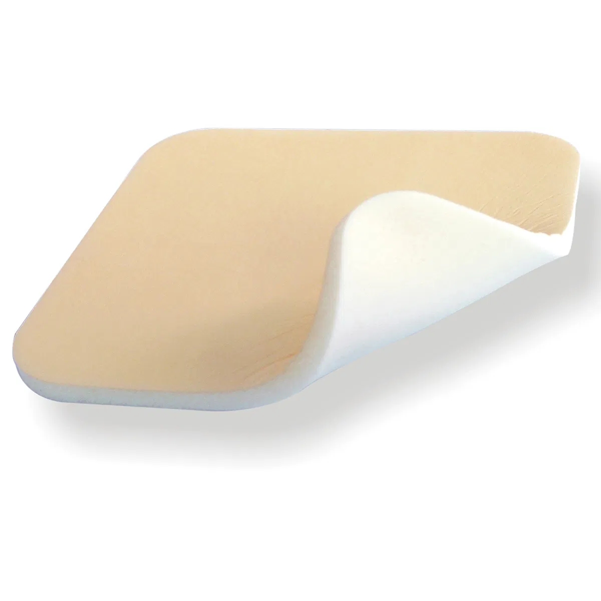 Surgical Silicone Border Antimicrobial Silver Foam Dressing for Wound Care