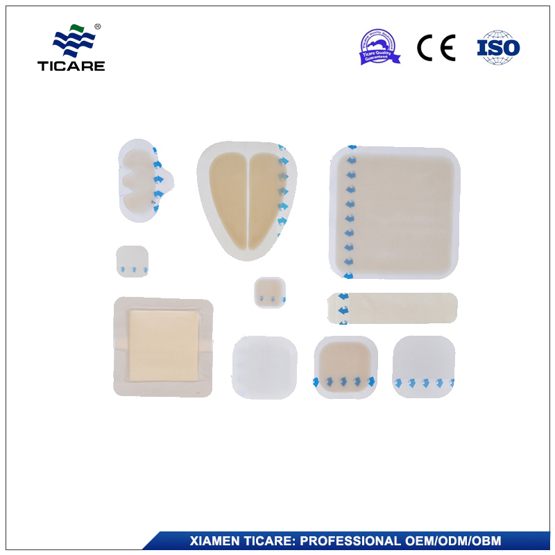 Wound Care Extra Thin Square Sterile Adhesive Hydrocolloid Dressing