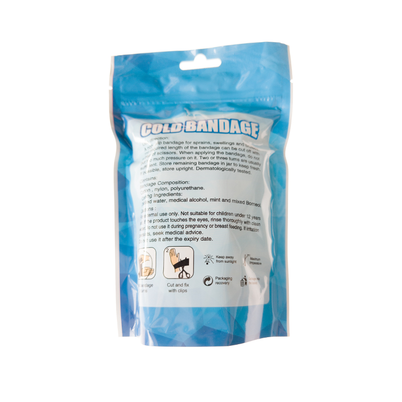 First Aid Pain Relief Ice Cooling and Compression Elasticated Cold Cool Bandage