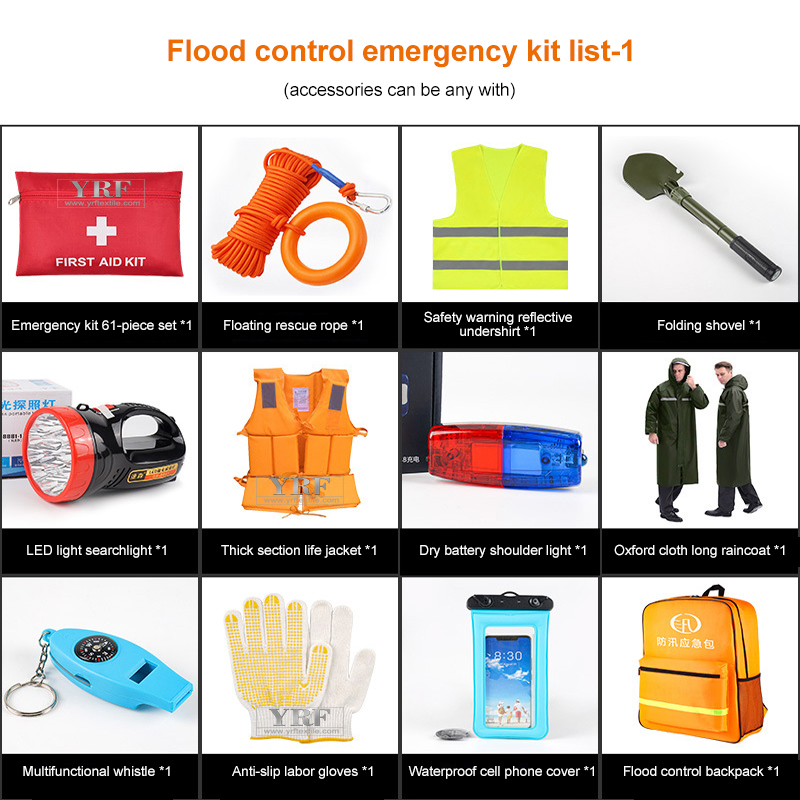 Premium Emergency Kit Trauma Pack Individual First Aid Kit with Mask Tourniquet, Survival Whistle, Bandage for Civil Disaster Relief