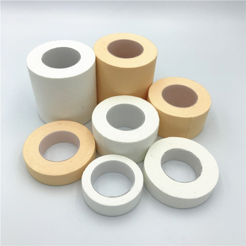 Medical Surgical Zinc Oxide Adhesive Cotton Breathable Cohesive Tape Easy to Tear