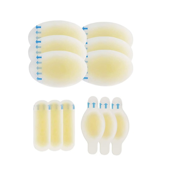 Self Adhesive Medical Sterile Hydrocolloid Foot Wound Care Dressing