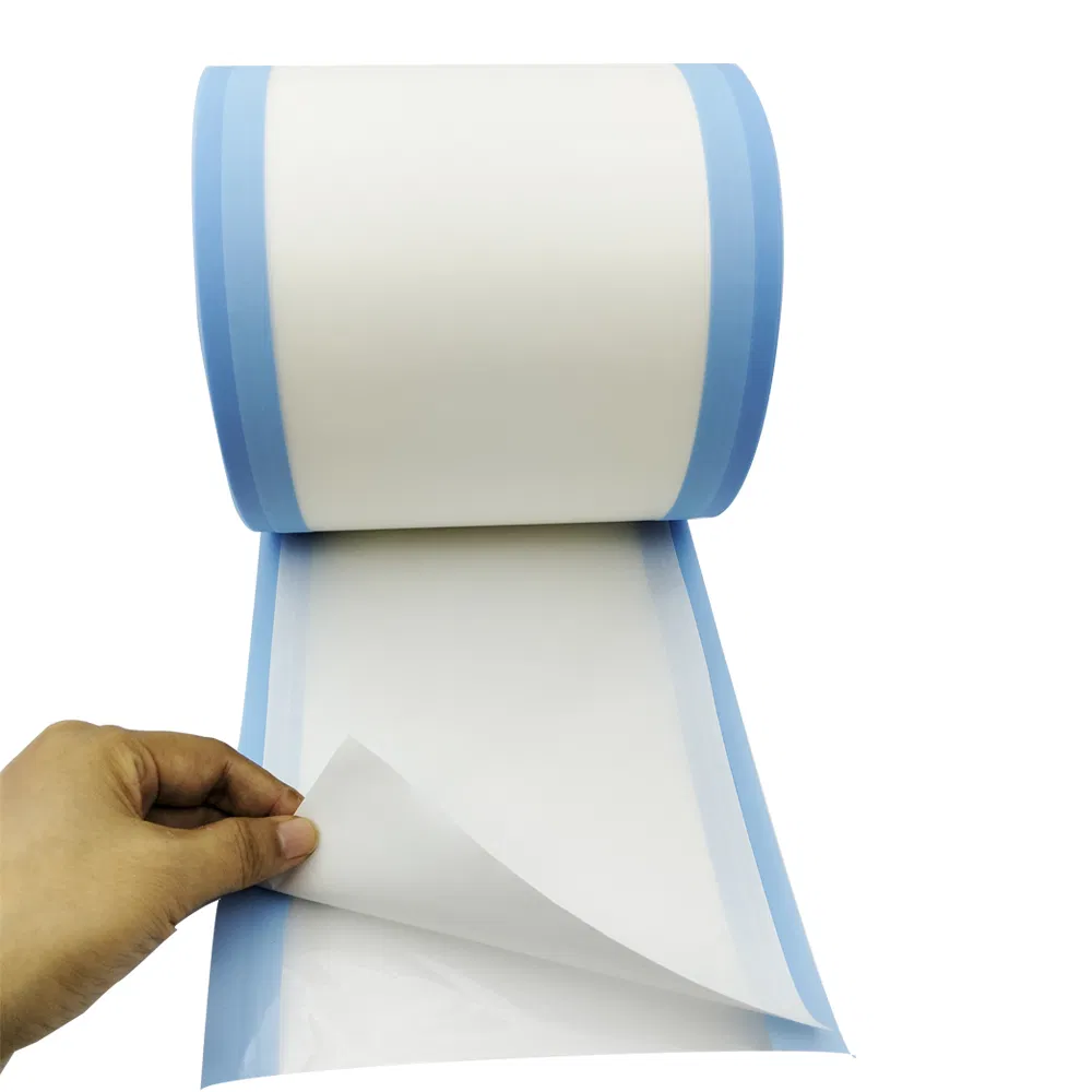 OEM 30cm Width Raw Materials for Surgical Incision Dressings PE Self Adhesive Surgical Incise Protective Film Master Rolls