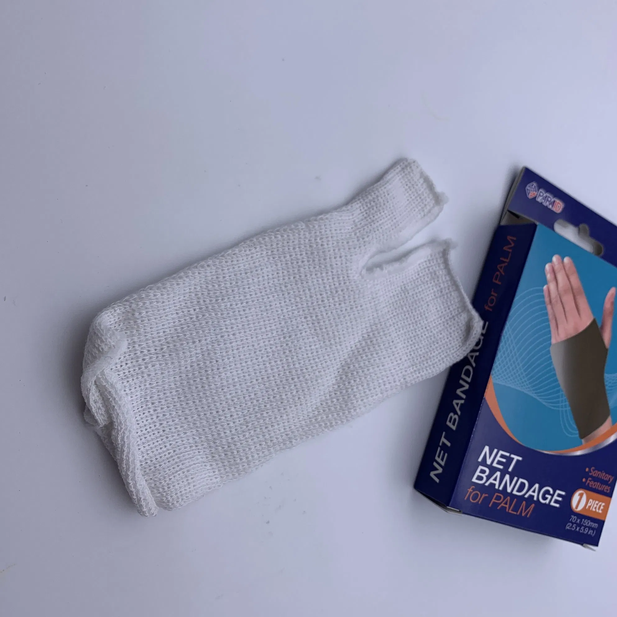 Medical Customized Size Elastic Tubular Stretch Net Bandage for Palm