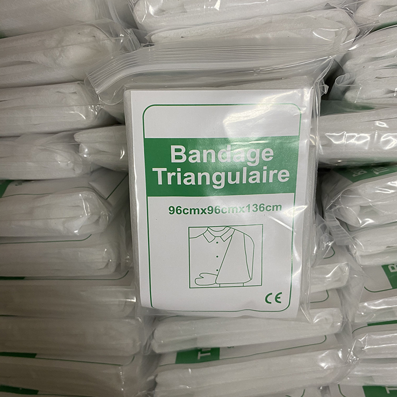 Gauze and Non-Woven Triangular Bandage Wound Care Fracture Fixation Triangle Cotton for Arm Sling