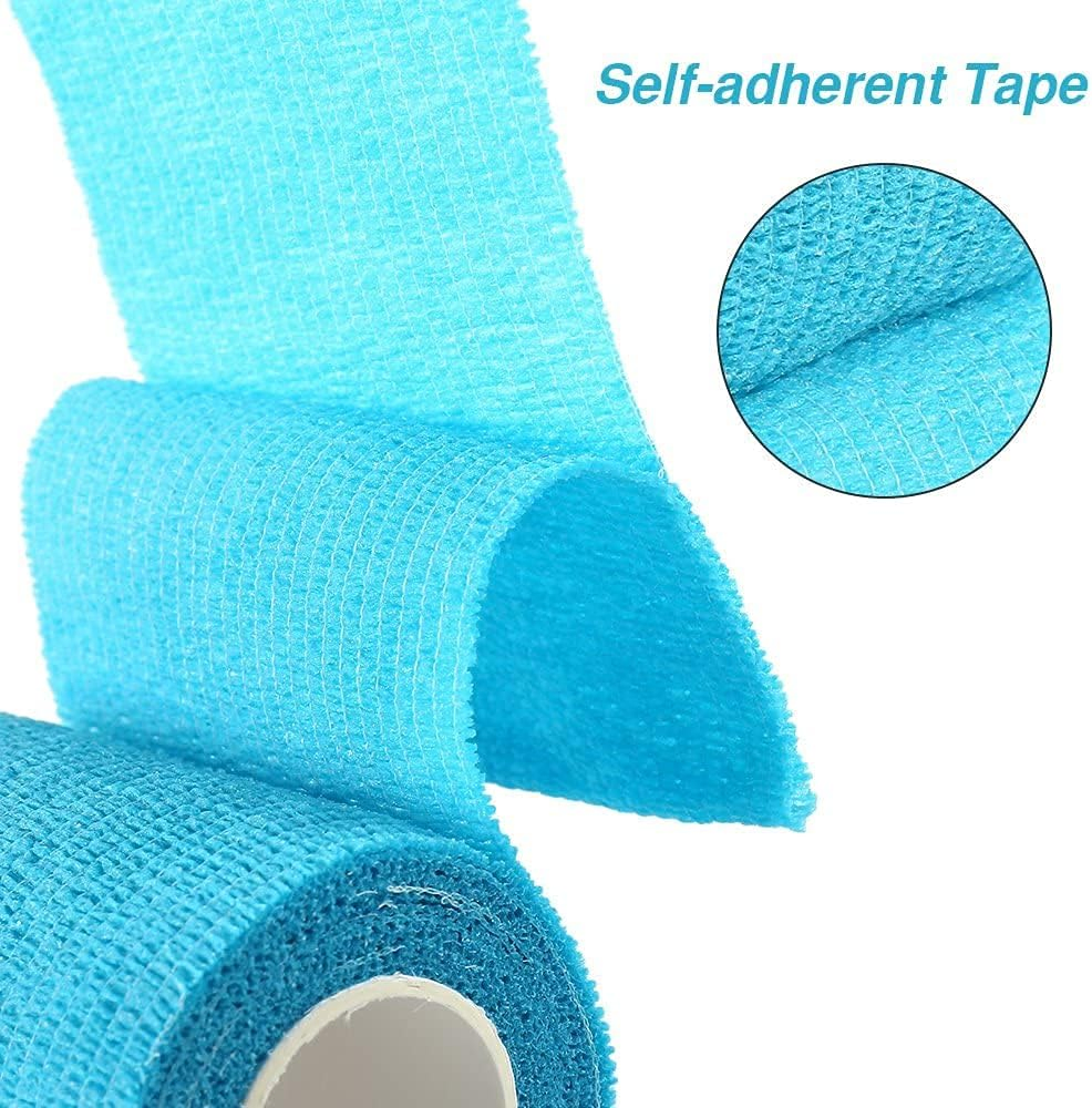 High Quality 4" Elastic Horse Leg Non-Woven Cohesive Bandage Wrap Adhesive Vet Wrap Bandage for Horse Leg Wraps Boots Pet