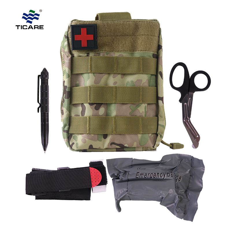 Medical Emergency First Aid Tactical Survival Kit Tool with Israel Trauma Bandage
