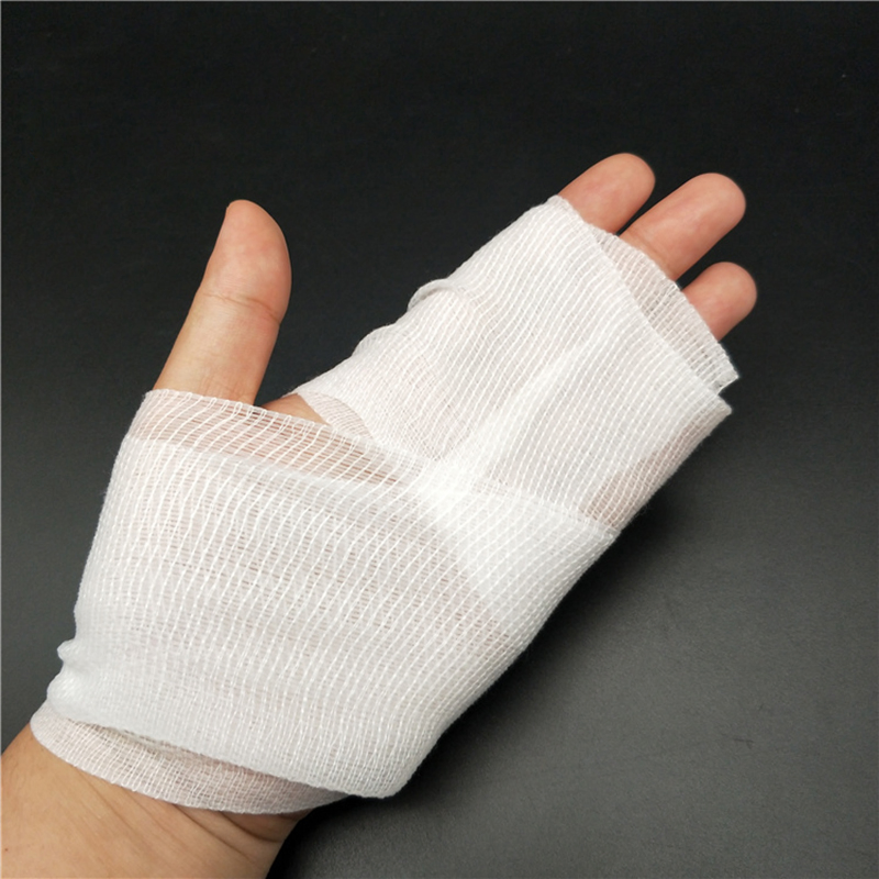 Skin Friendly Stretch Gauze Bandage Medical Conforming PBT Bandage