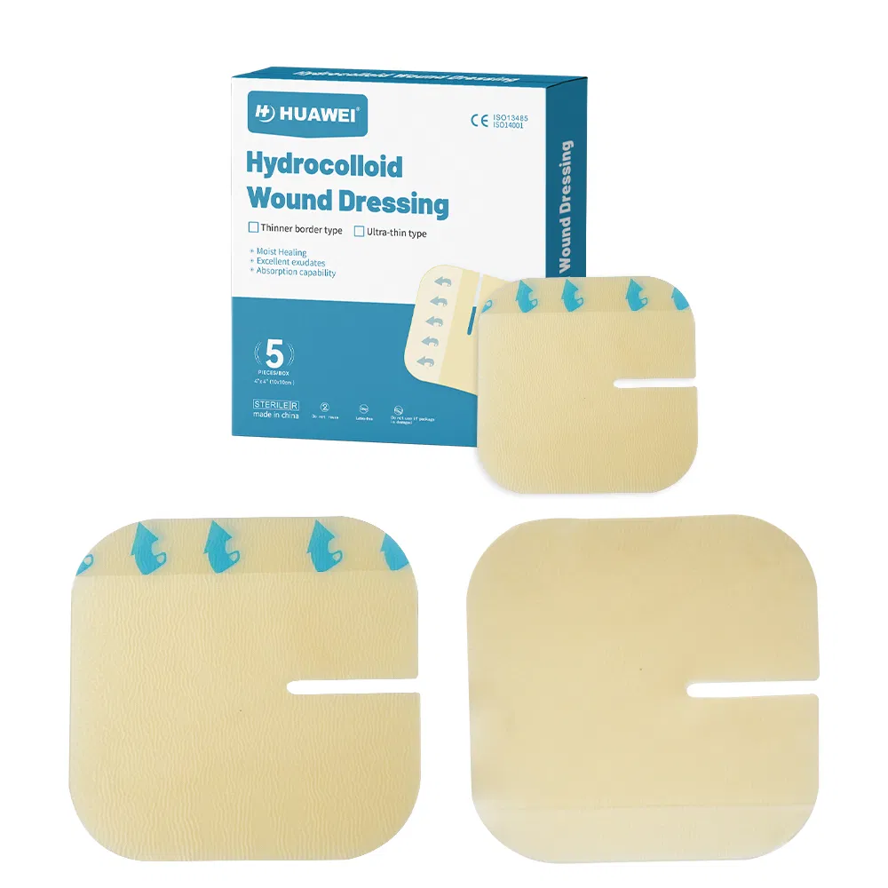 Extra Thin Hydrocolloid Dressing for Light Exudate, Hydrocolloid Patches Waterproof Wound Dressing, 6*7cm