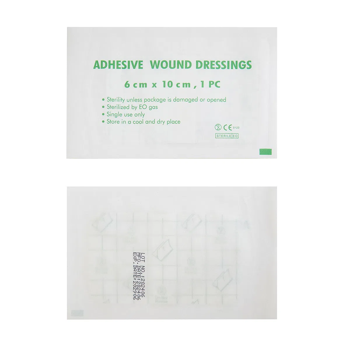 Certified Sterile Medical Consumable OEM Customized Adhesive PU Transparent Wound Dressing