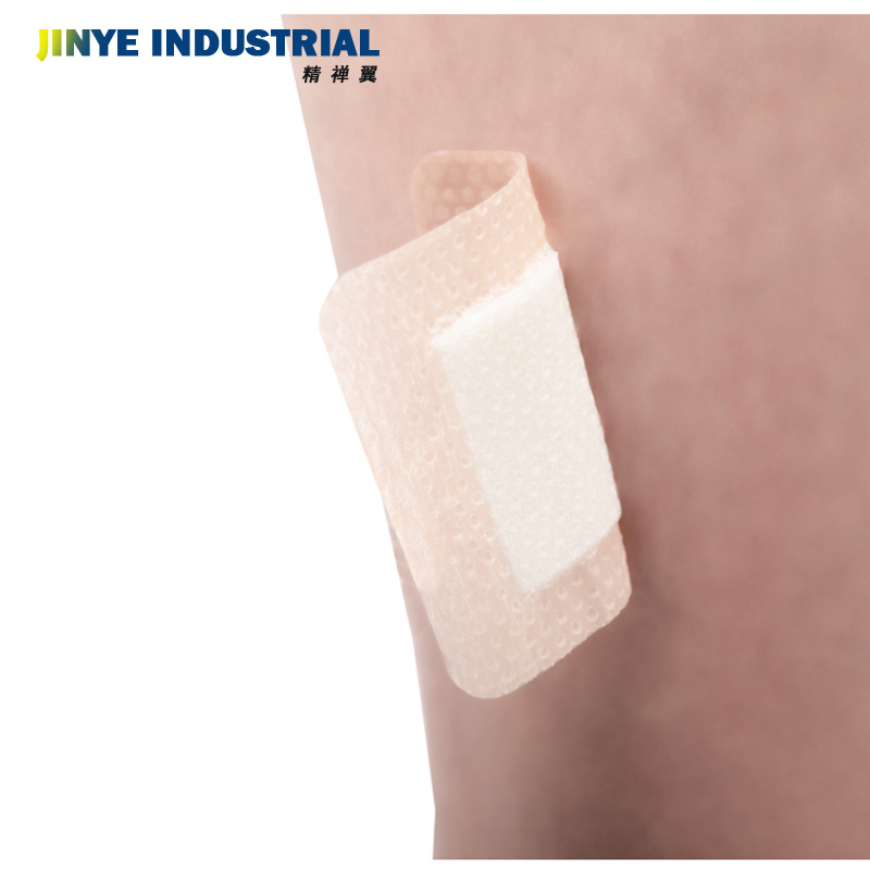 CE 510K Antibacterial/ Antimicrobial Silicon Foam Dressing for Wound Care