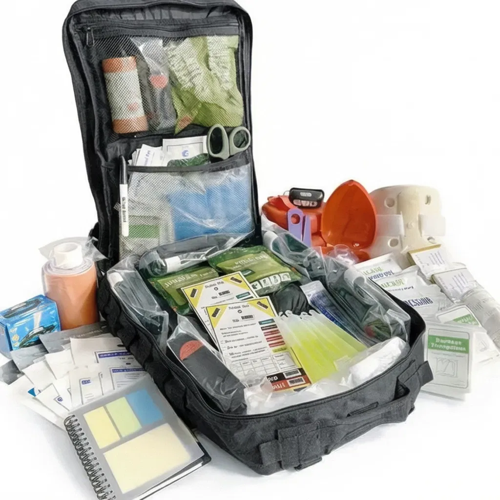 Ifak Adventure Waterproof Backpack Medical Canvas First Aid Kit Tactical Molle Tourniquet Medical Gear Backpack with Bandage for Outdoor Travel