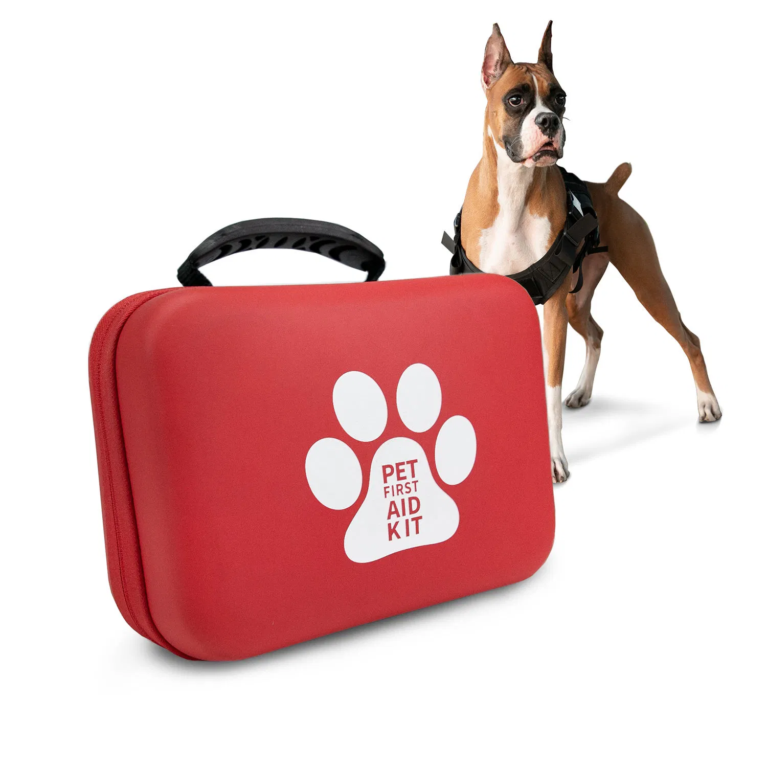 CE ISO Approved Customized Pet Dog Horse First Aid Kit Vet Cat Care Kit Canine Bag Set with Logo Wrap Bandage for Pets