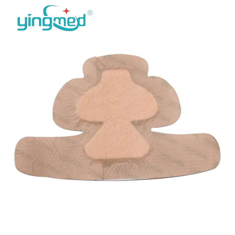 2023 Bedsore Wound Care Products and Diabetic Supplies Bordered Self Adhesive 5-Layer Foam Dressings for Wounds