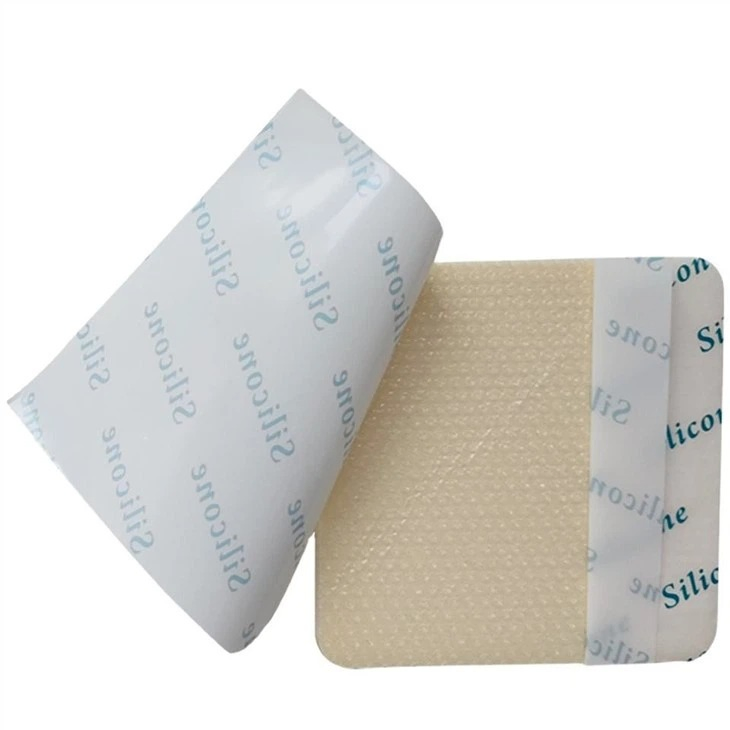 Waterproof Self-Adherent Silicone Foam Dressing Hydrophilic Wound Dressing for Moist Healing