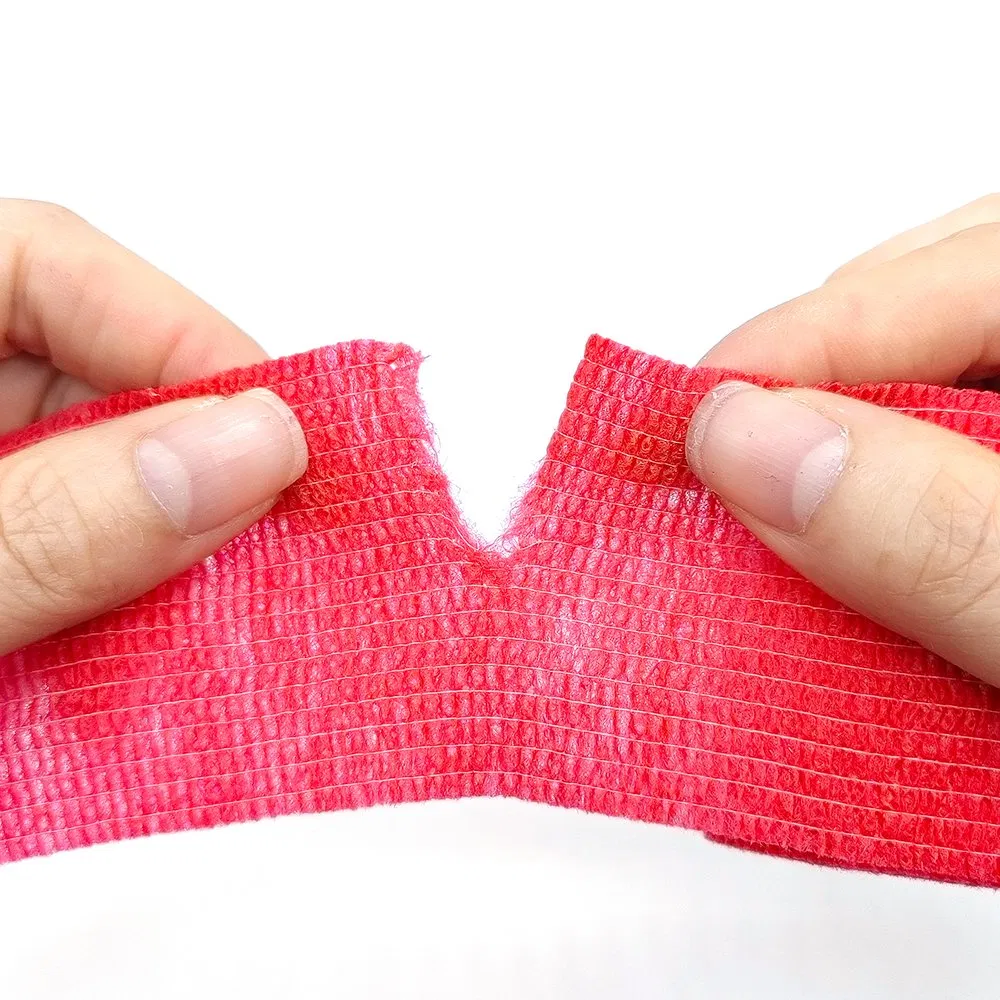 Wound Care Dressing Fixation Non-Woven Self Adhesive Bandage Elastic Grip Flexible Stretch Finger Wrist and Ankle Vet Wrap