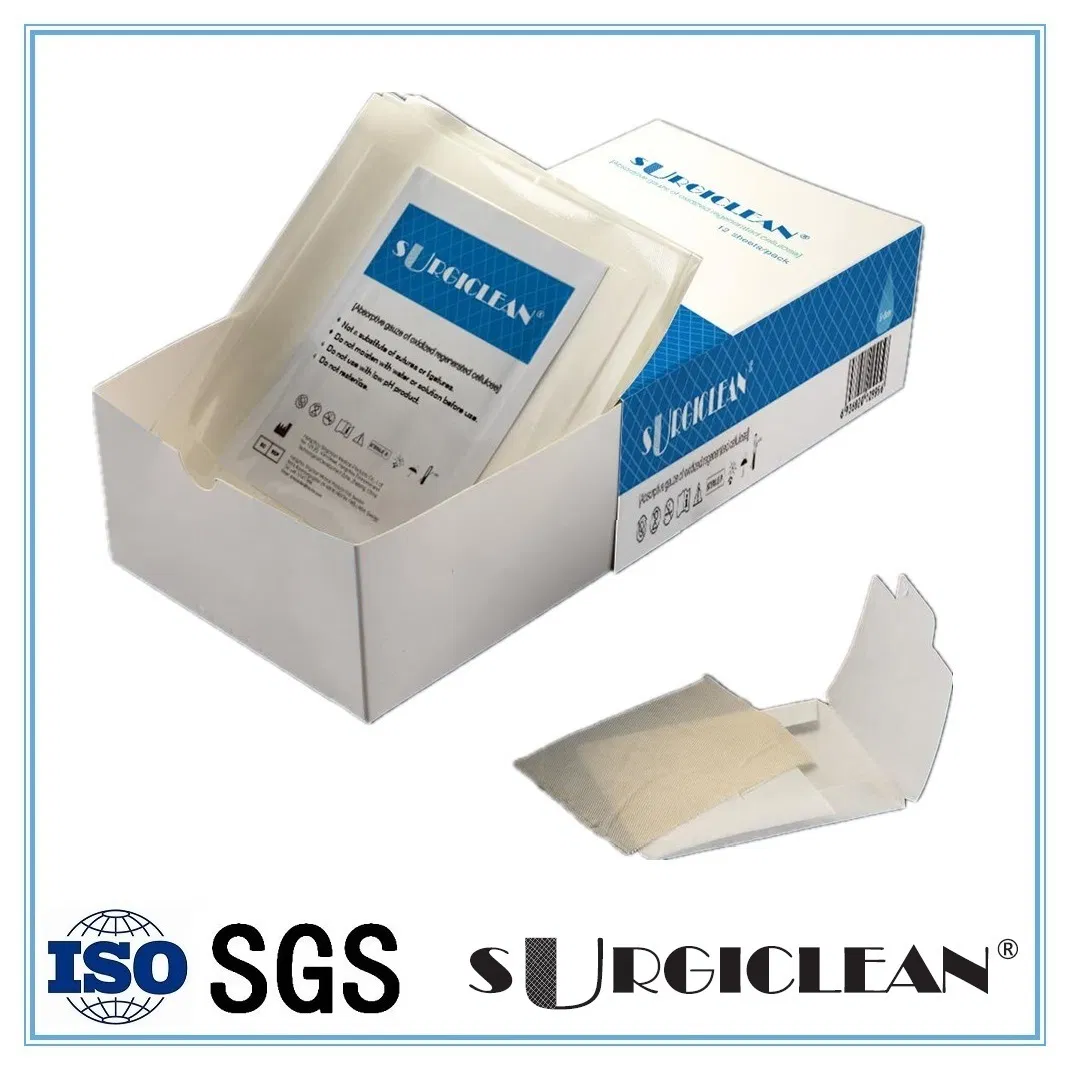 Hemostasis Ethylene Oxide Sterilization Surgiclean Burn Wound Care Medical Dressing