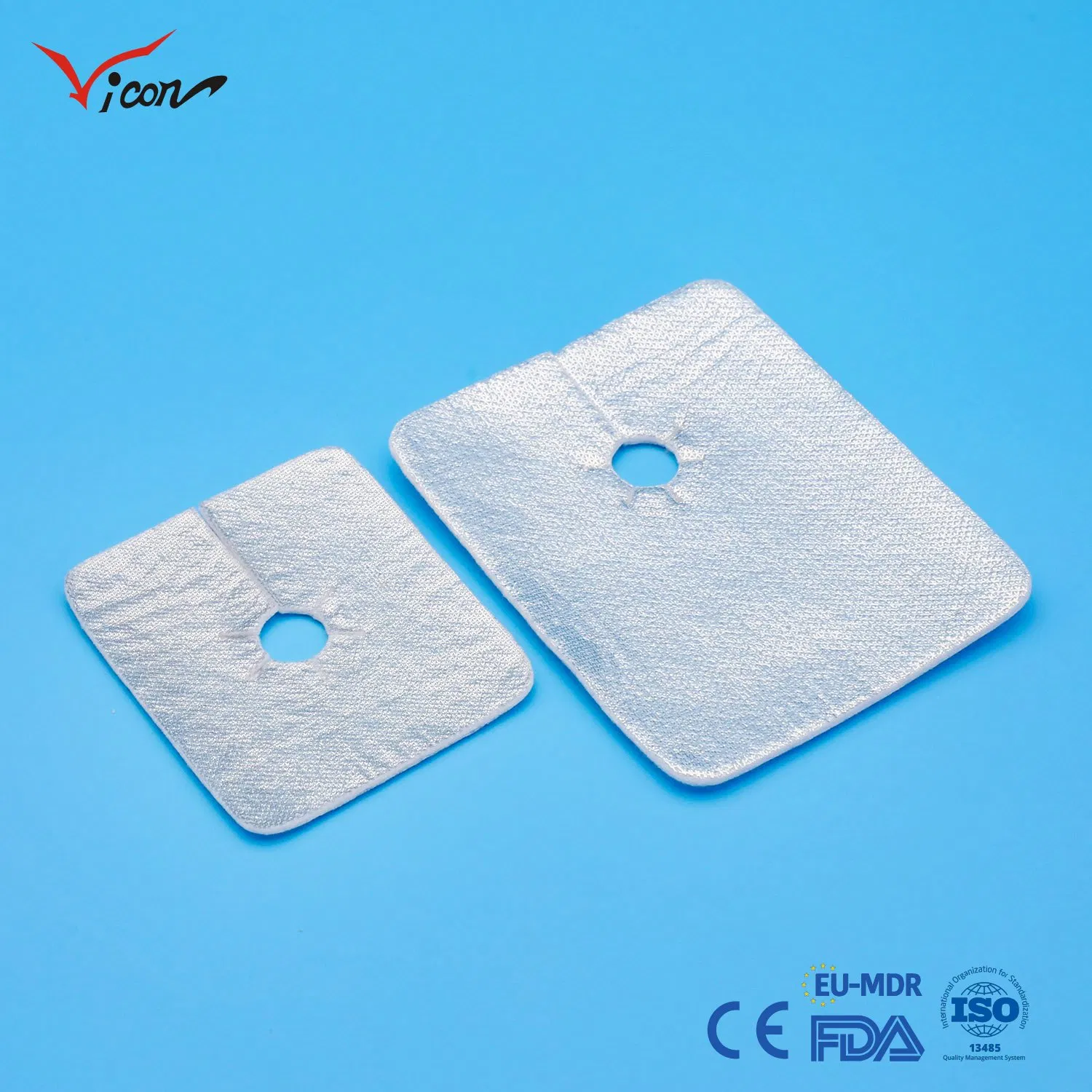 China OEM ODM ISO Approved Adhesive Wound Transparent Film Antibacterial Aluminized Tracheostomy Dressing