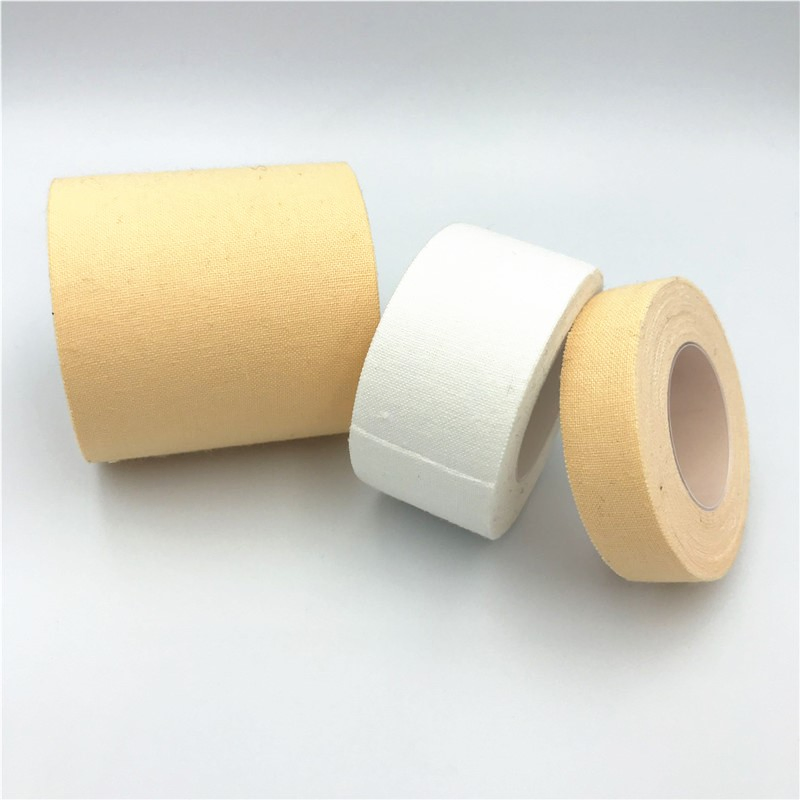 Medical Surgical Zinc Oxide Adhesive Cotton Breathable Cohesive Tape Easy to Tear