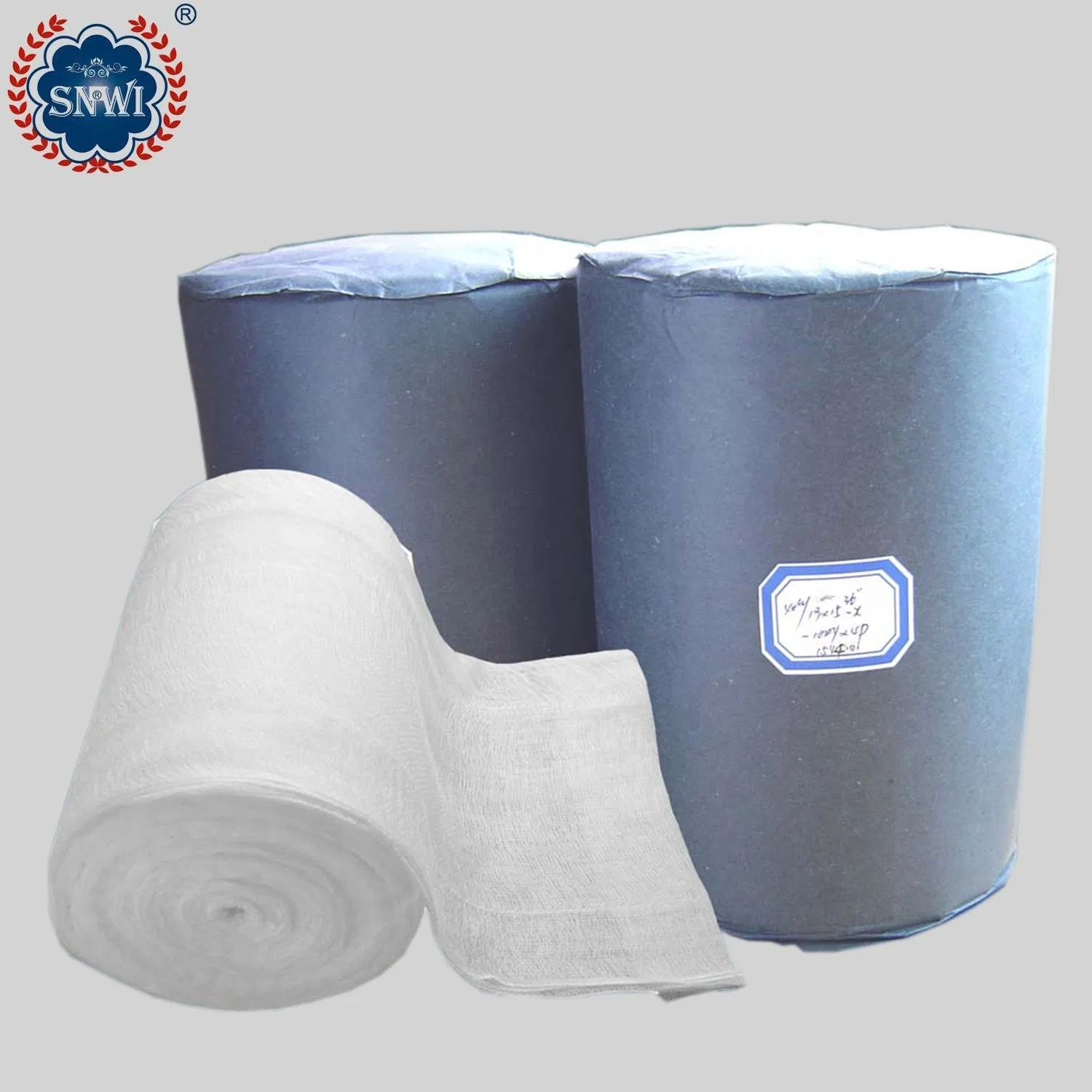 High Absorbent 100% Cotton Medical Surgical Dressing 36" X 100 Yards Bleached Gauze Roll in 4ply 24*20 Threads