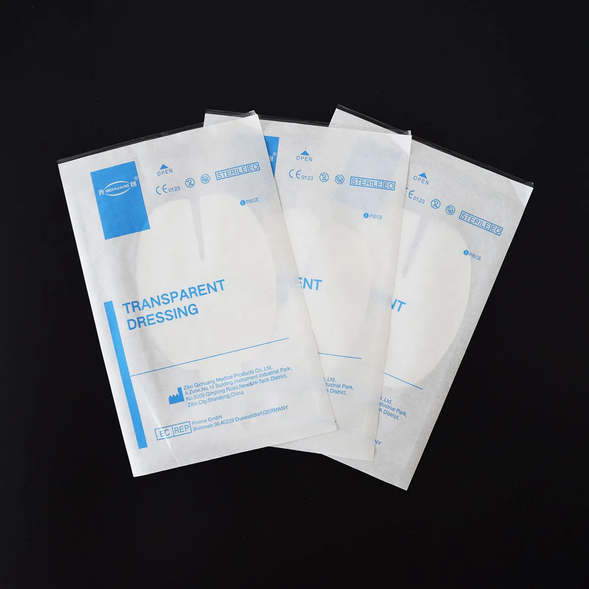 Transparent PU Semi-Permeable Film Dressing for IV Cannula Fixing