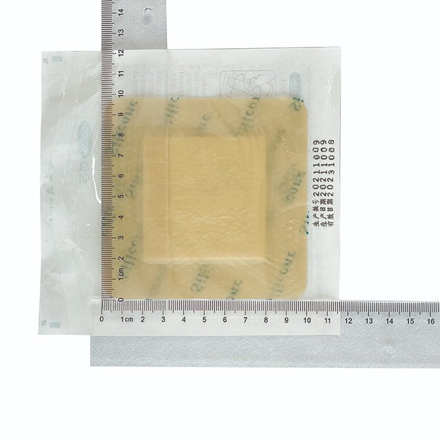 High Absorben Silicone Wound Dressing Silicon Foam Dressing with Border