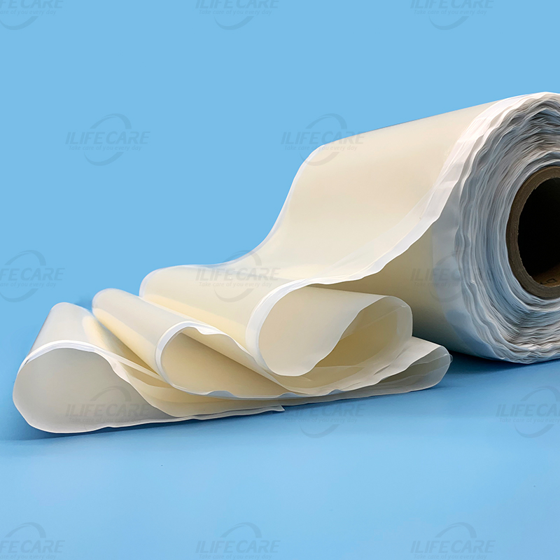 Chinese Manufacturer Original Made Hydrocolloid Sterile Adhesive Raw Material Roll Wound Dressing Roll Wholesale