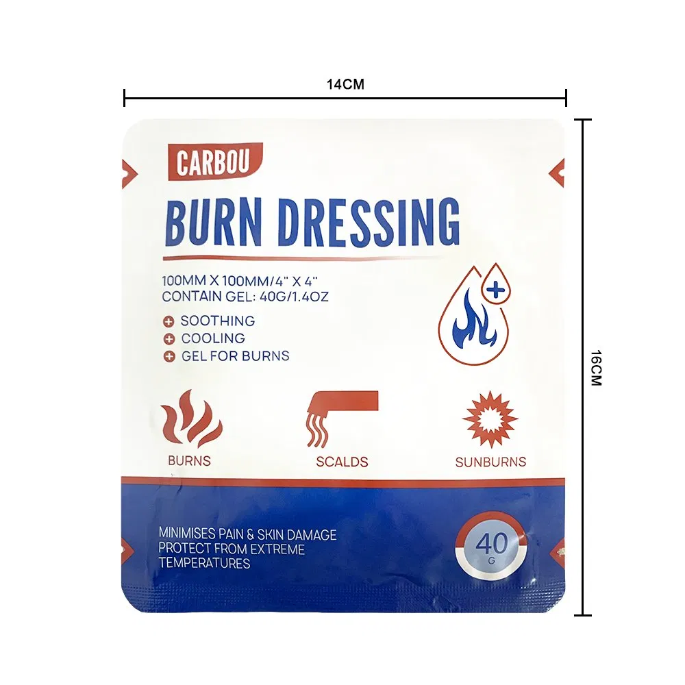 Burn Dressing Emergency Medical Hydrogel Burn Gel Dressing Bandage Patch for Burncare Wound Care First Aid Kit Relieve