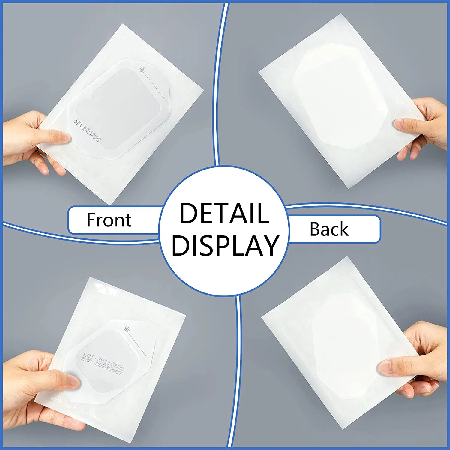 Waterproof Transparent Film Dressing Shower Shield and Wound Bandage Patch IV Dressing