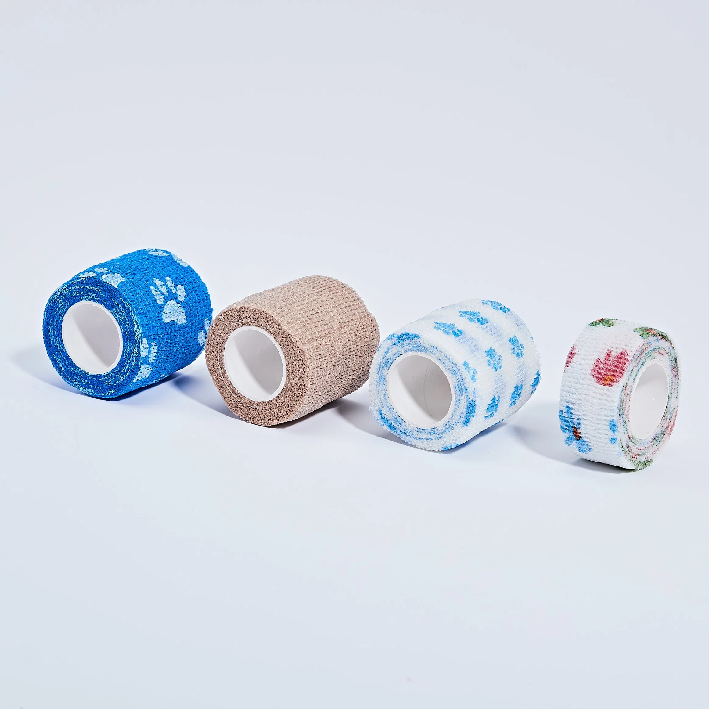 Medical Vet Wrap Breathable Elastic Self-Adhesive Cohesive Bandage