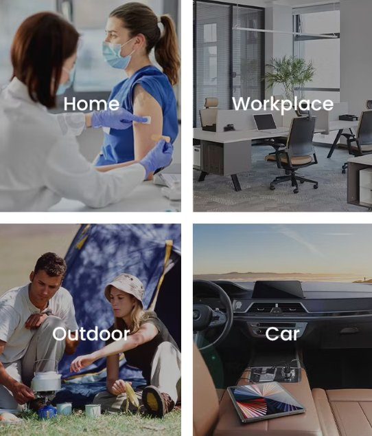 First Aid Kit with Elastic Bandage and Long-Lasting Compact Lightweight Design