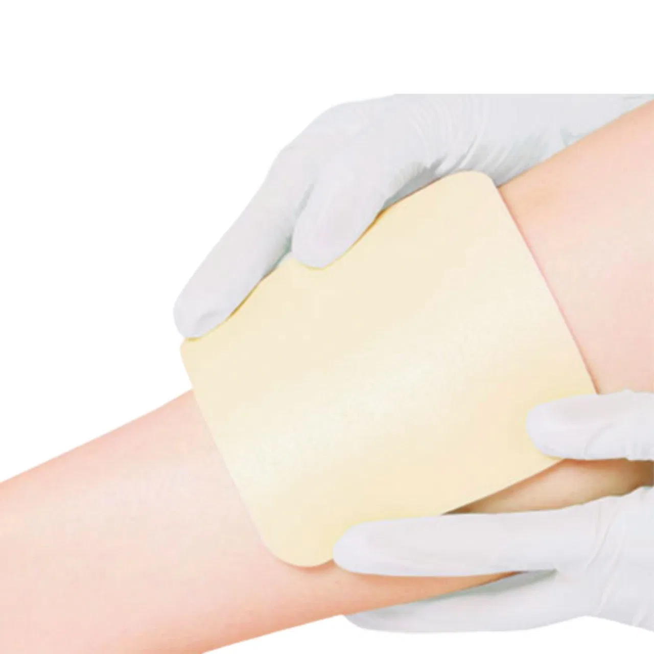 Waterproof Self-Adherent Silicone Foam Dressing Hydrophilic Wound Dressing for Moist Healing