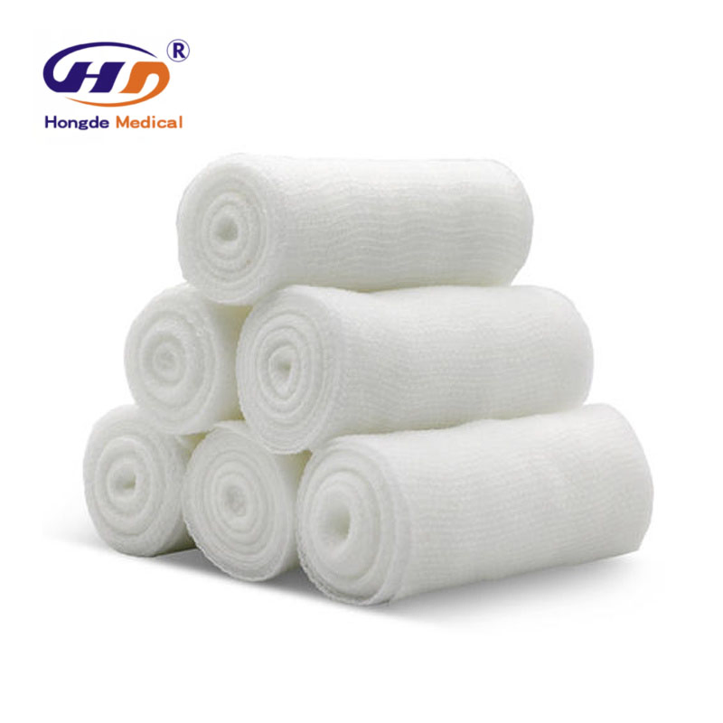 Skin Friendly Stretch Gauze Bandage Medical Conforming PBT Bandage
