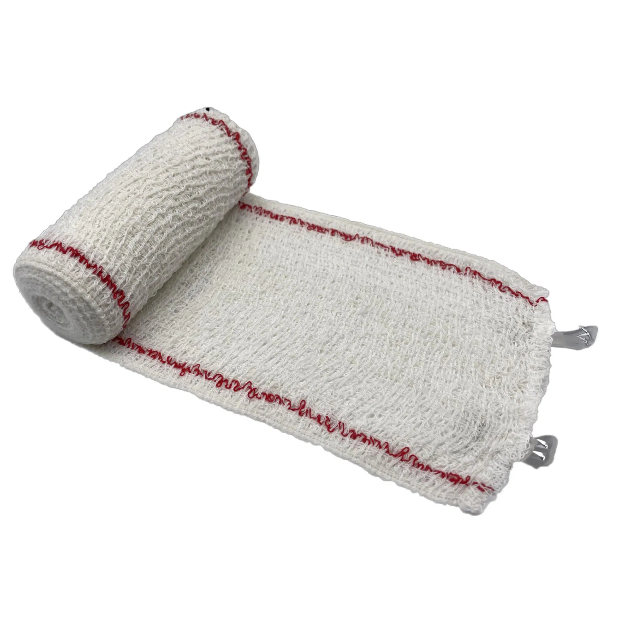 Top Quality Medical First Aid Strapping Elastic Self Adhesive Cohesive Crepe Gauze White Color Bandage