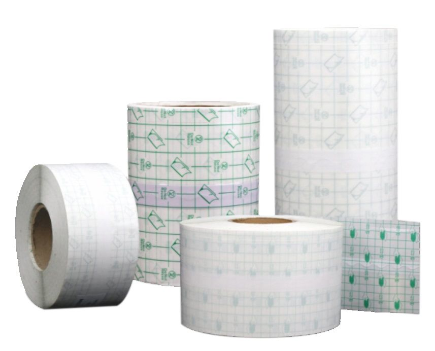 Disposable Medical Surgical PU Film Absorbent Transparent Tape Dressing Roll