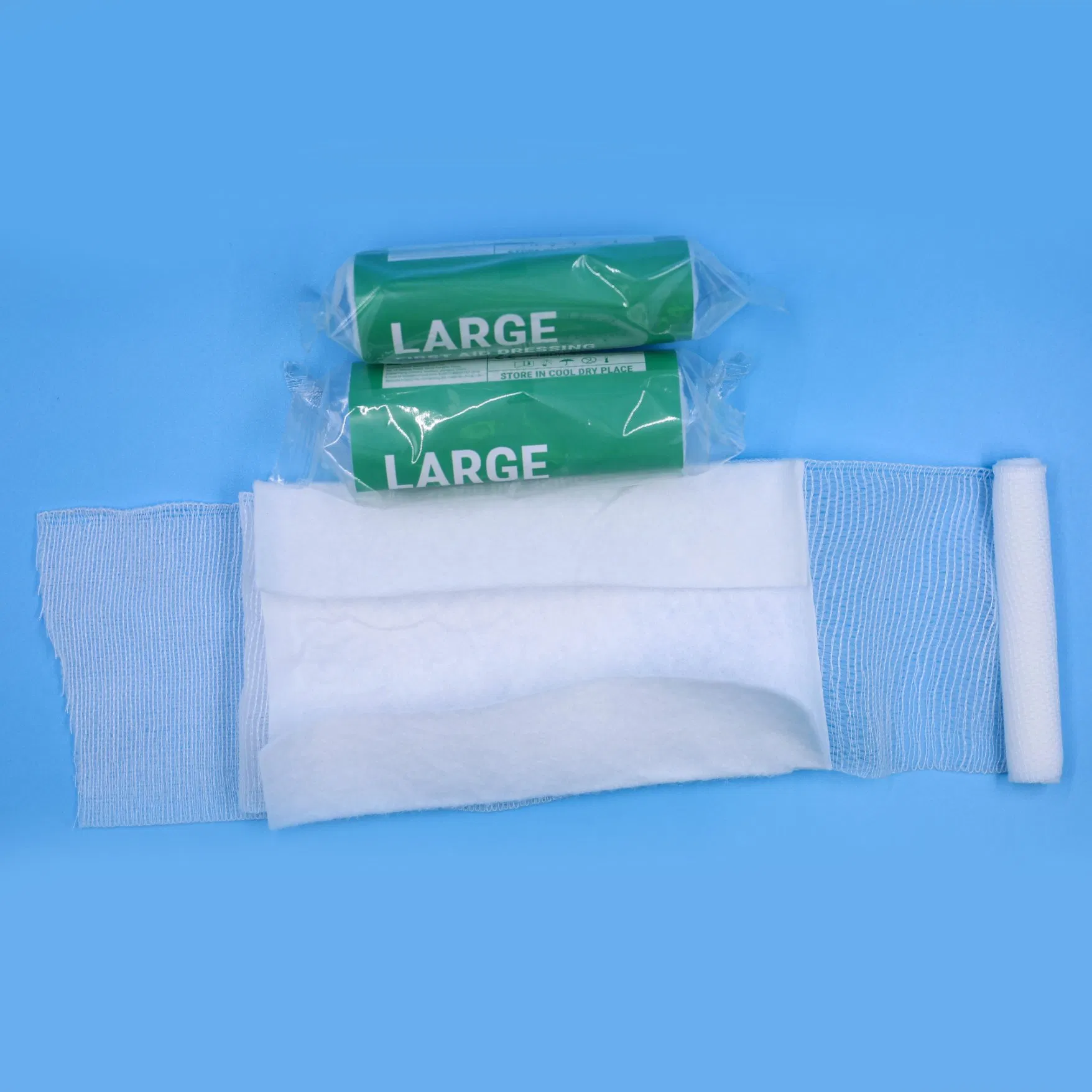 Hot Sale Gauze Elastic First Aid Bandage with Absorbent Cotton Pads Series