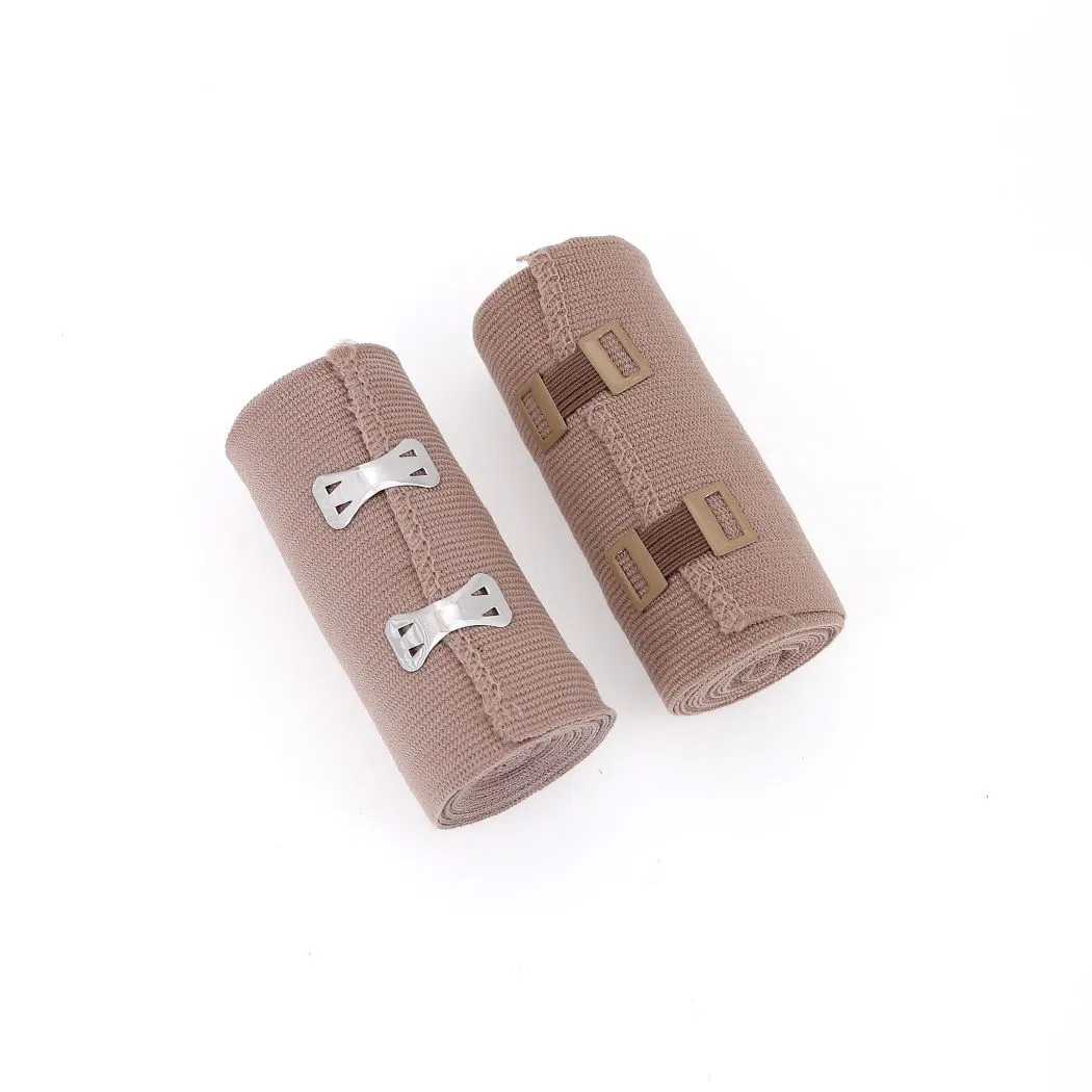 Medical Economic High Compression Latex/Latex-Free 5cm/7.5cm/10cm/15cm High Elastic Bandage with CE/ISO