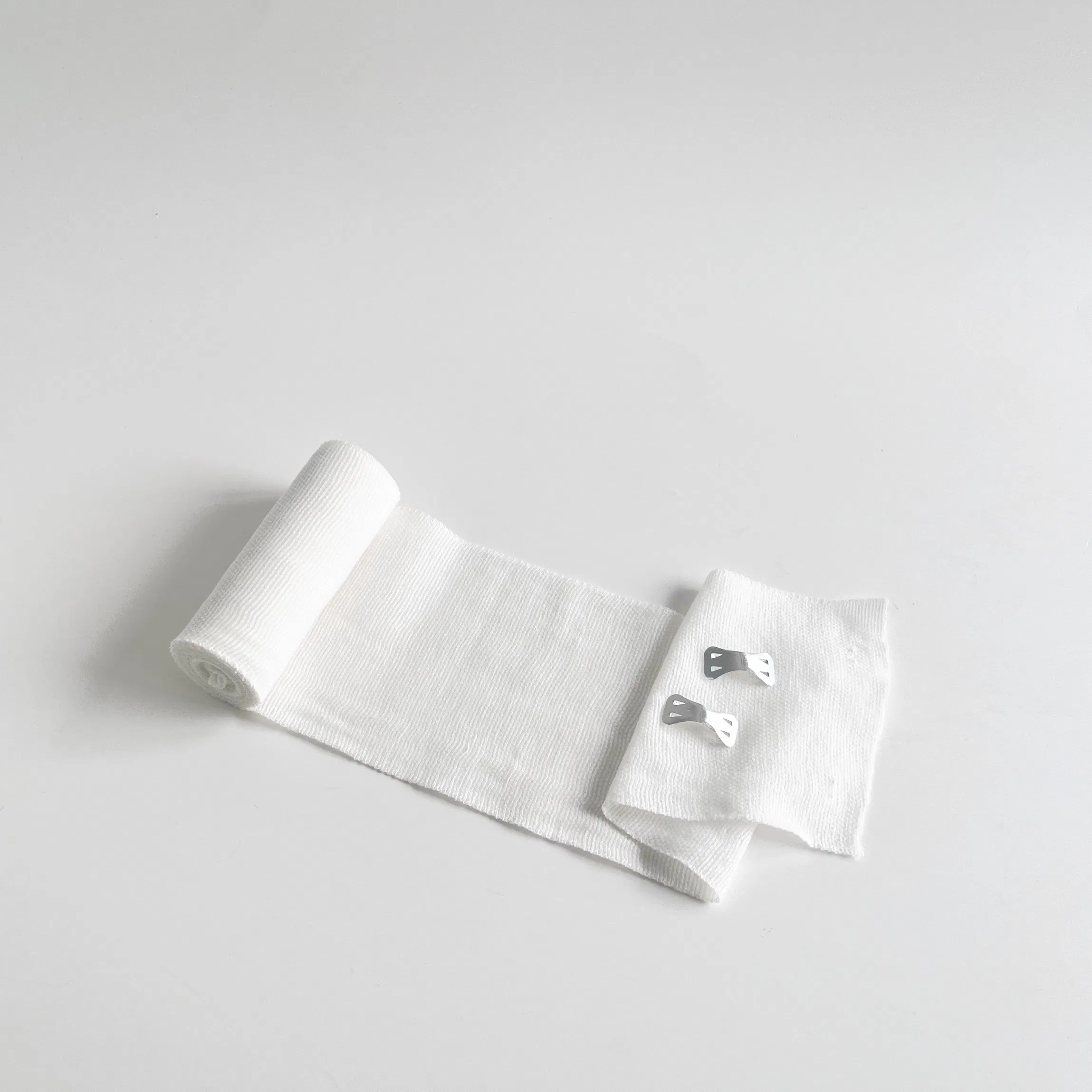 High Grammage Medical Conforming Stretch Gauze Bandages No-Sterile Latex Free First Aid Pads Wound Care Rolled Dressing Wrap with CE/FDA/ISO