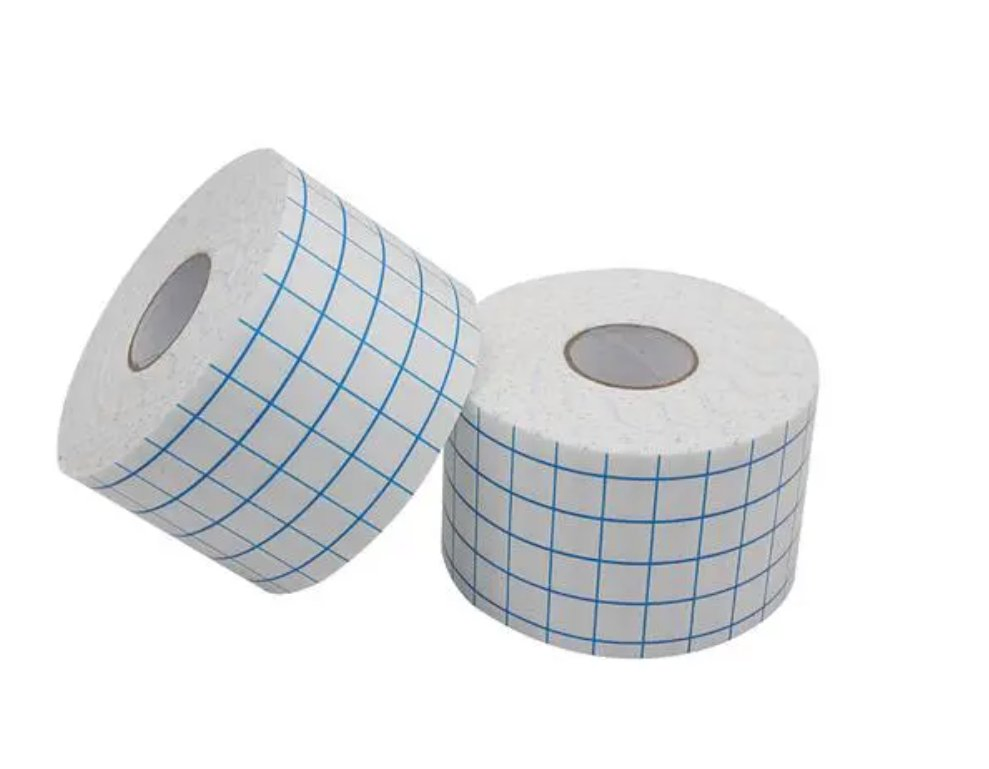 Surgical Non Woven Adhesive Medical Dressing Tape / Fixation Roll / White Non-Woven Fixing Roll
