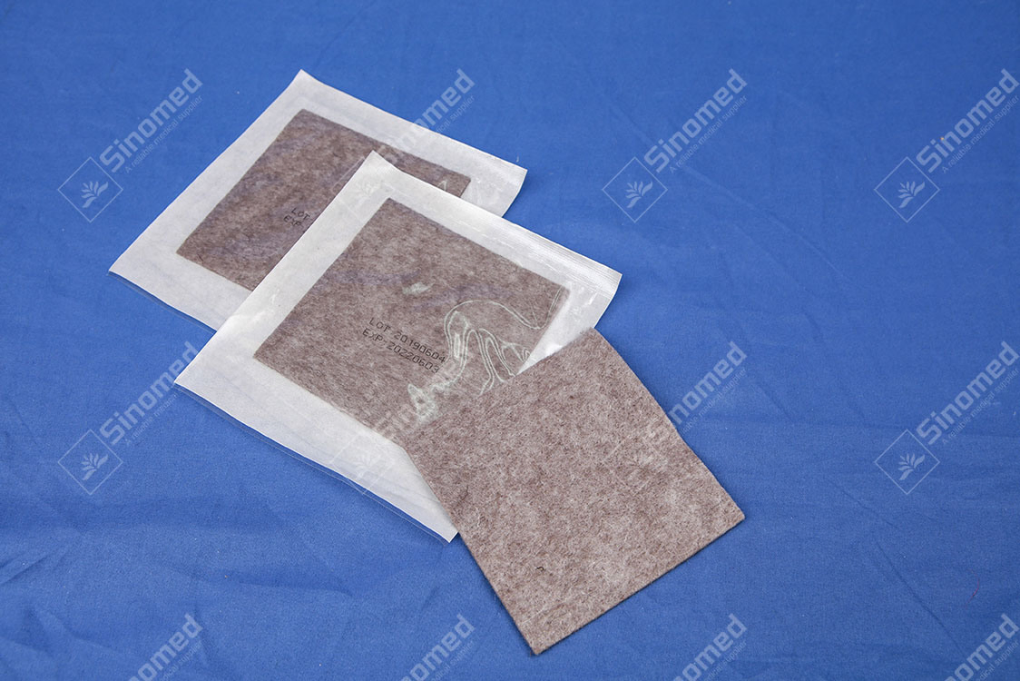 Disposable Medical OEM Silver Calcium Alginate Wound Care Dressing for Burns