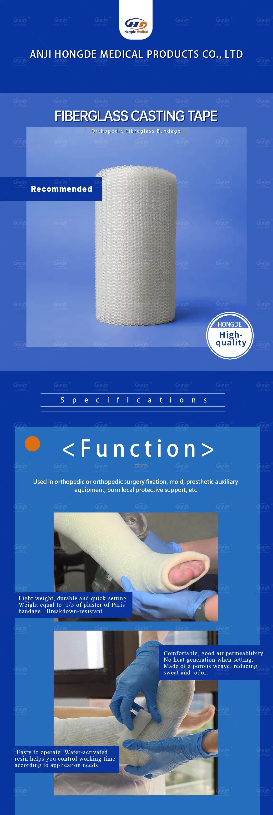 Fiberglass Casting Tape Detail 1