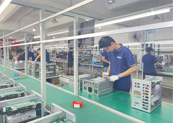 REO Power factory assembly line — UPS manufacturing